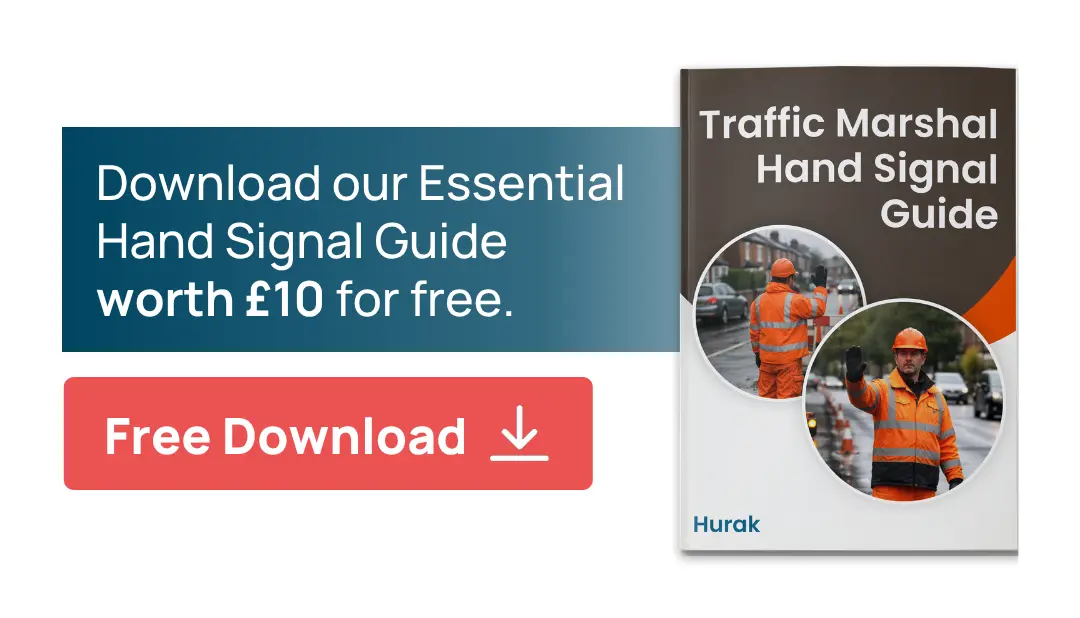 Free Traffic Marshal Hand Signal Guide